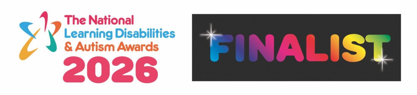 Logo for The National Learning Disabilities and Autism Awards 2026, marked as Finalist.